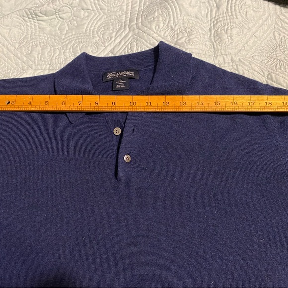 Brooks Brothers Men's XL Merino Wool Colared Shirt - Picture 4 of 4